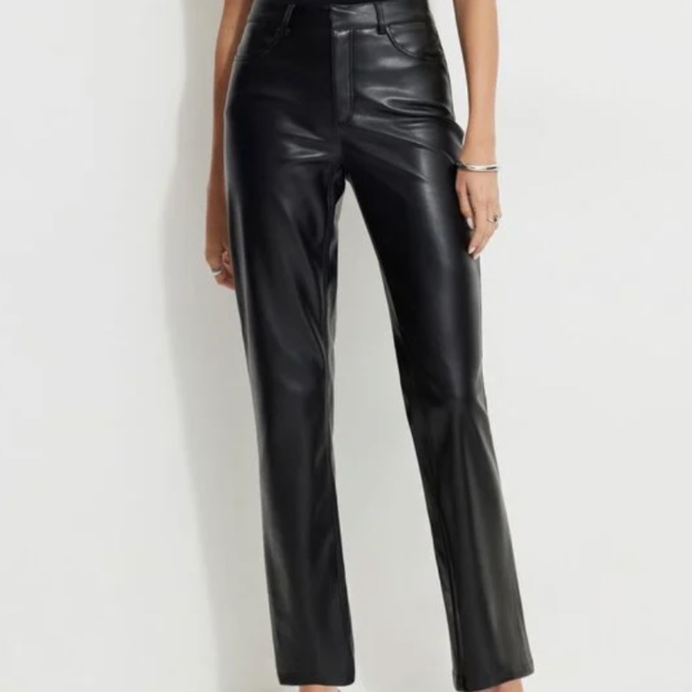 Express Black Leather Pants – Size 8